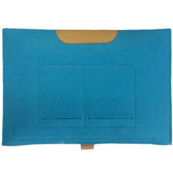 Sacoche – Pochette Protection Feutre de Laine Bleu 11 Pouces