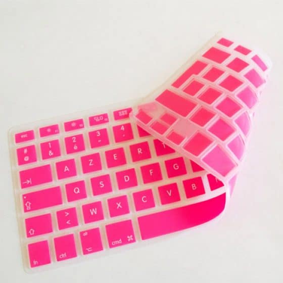 Protection Clavier Macbook Pro Unibody 13 15 17 Pouces Rose
