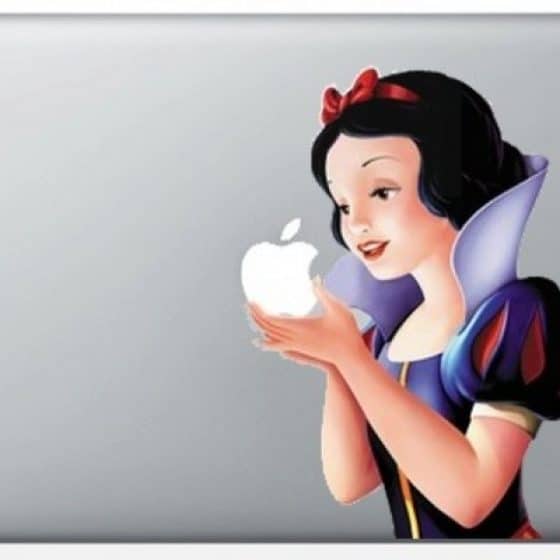 Stickers « Blanche Neige » pour Macbook 13 pouces