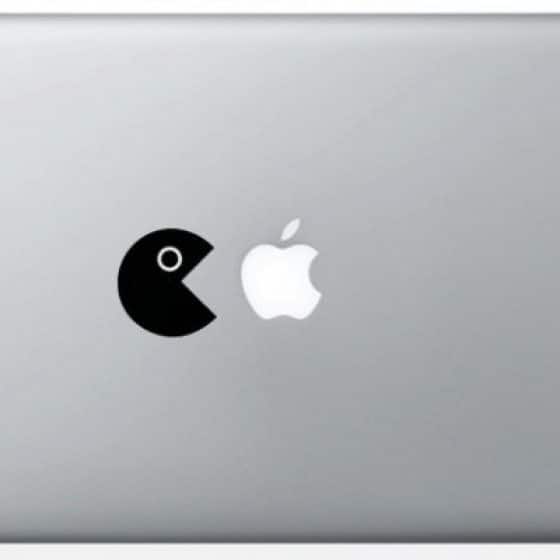Stickers « Pac-Man » pour Macbook 13 pouces