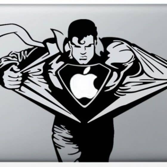 Stickers « Superman » pour Macbook 11 pouces