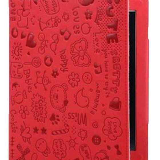 Coque Ipad Cuir Rouge