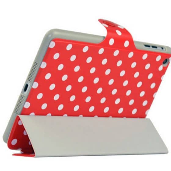 Coque Ipad Mini Petit Pois Rouge
