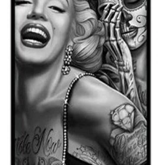 Coque Marilyn Noir & Blanc