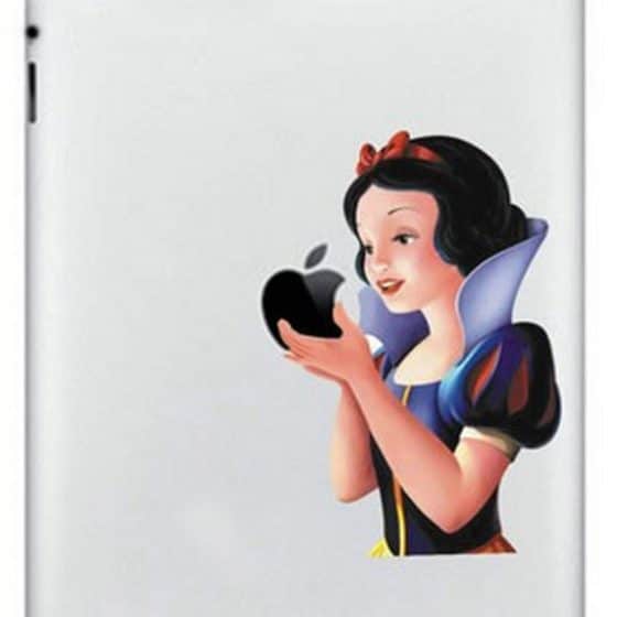 Stickers Ipad Blanche Neige