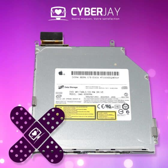 Réparation lecteur CD MacBook Pro A1278 A1286 A1297