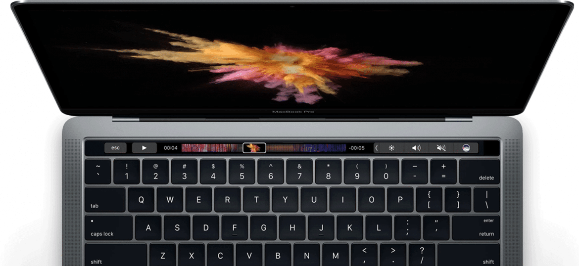 La Touch Bar du MacBook Pro