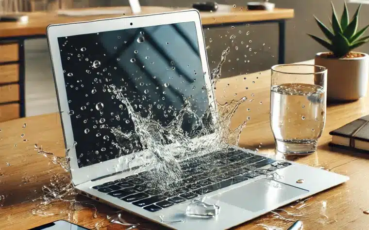 liquide-sur-mac-réparation