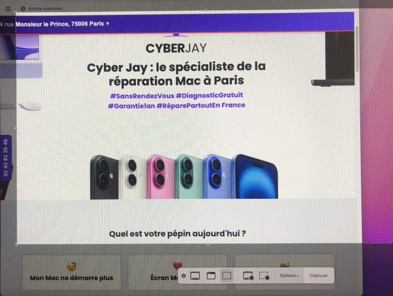 capture écran