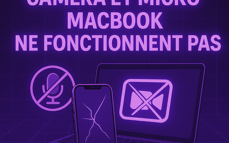 Caméra et micro MacBook ne fonctionnent pas Zoom FaceTime