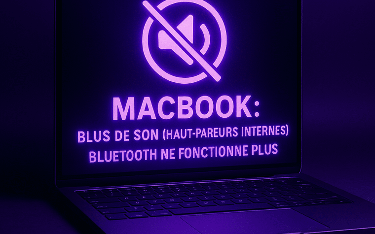 MacBook qui ne reconnaît plus les périphériques audio internes