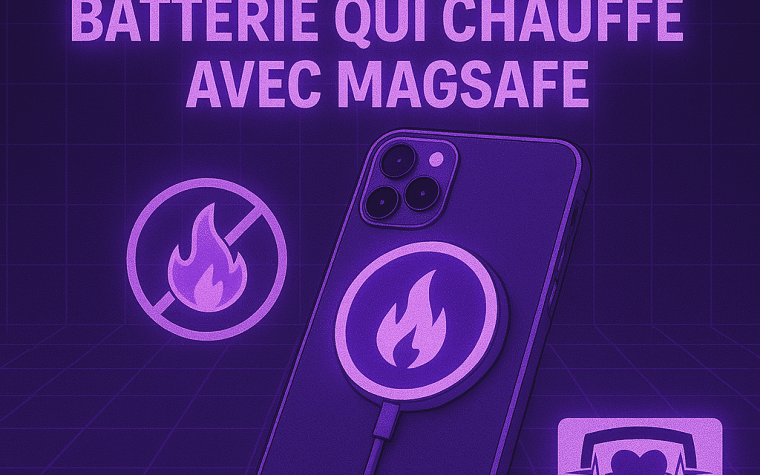 iPhone 17 batterie qui chauffe avec MagSafe