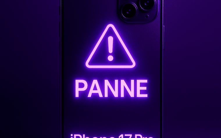 panne iPhone 17 Pro