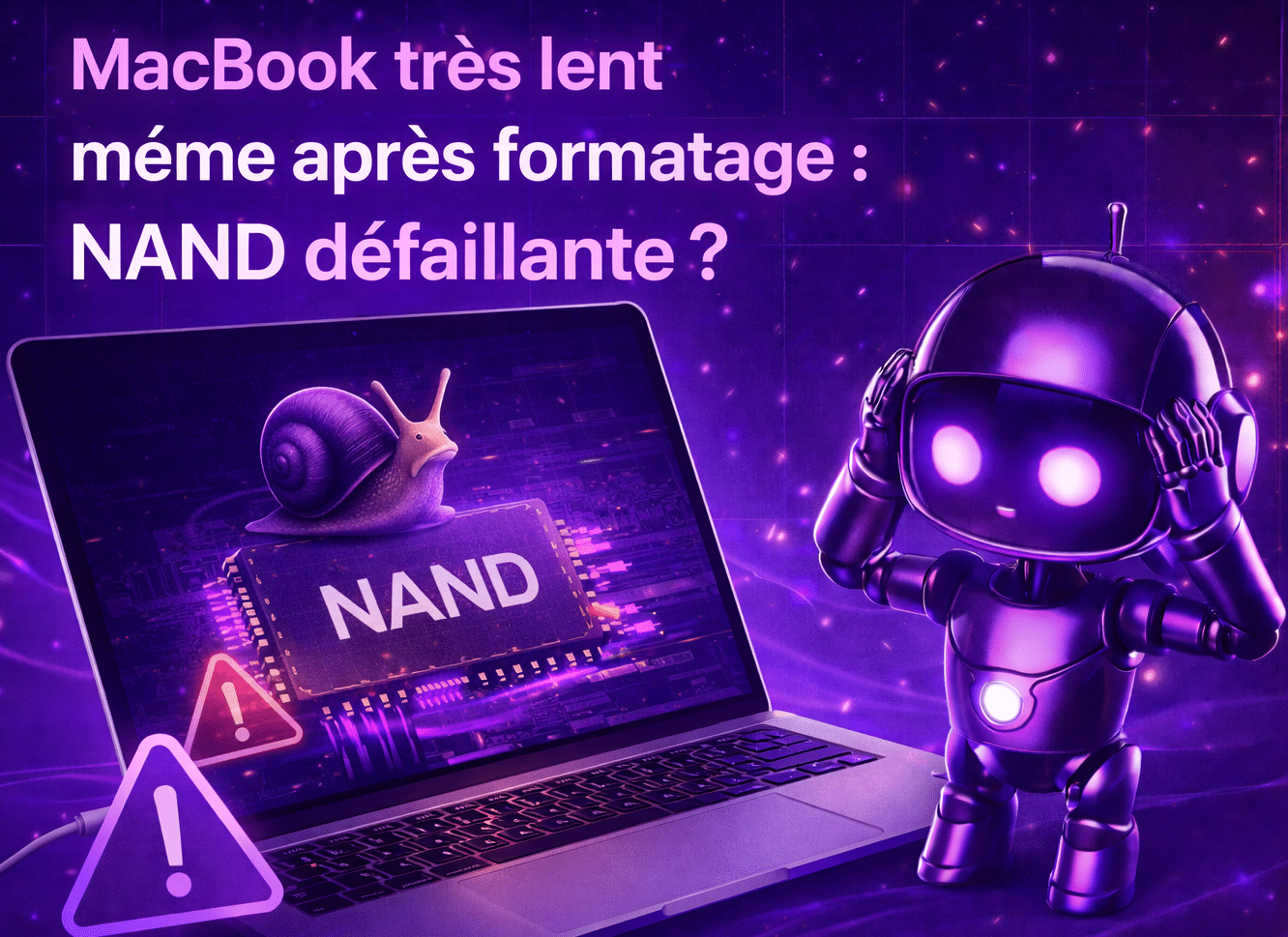 Formadagi Rasm MacBook très lent après formatage : problème de SSD NAND ? | Cyber-Jay
