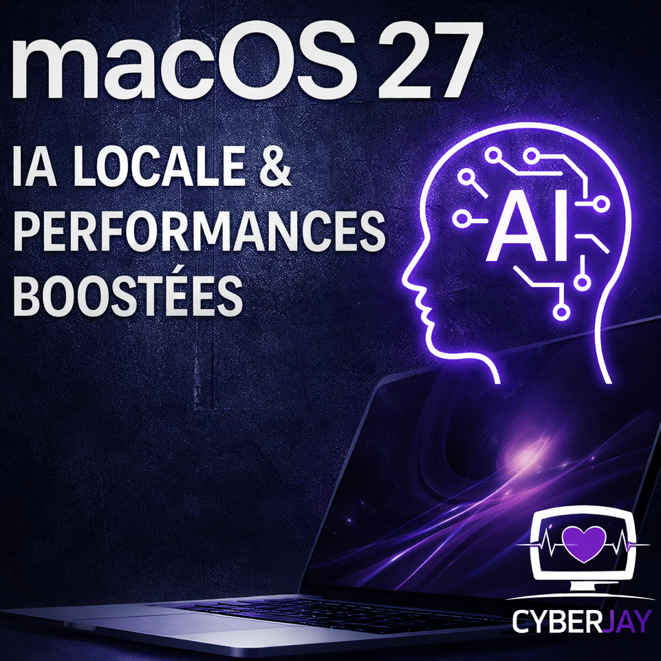 macOS 27 : IA locale, nouvelles performances et compatibilité des Mac – Cyber-Jay Paris