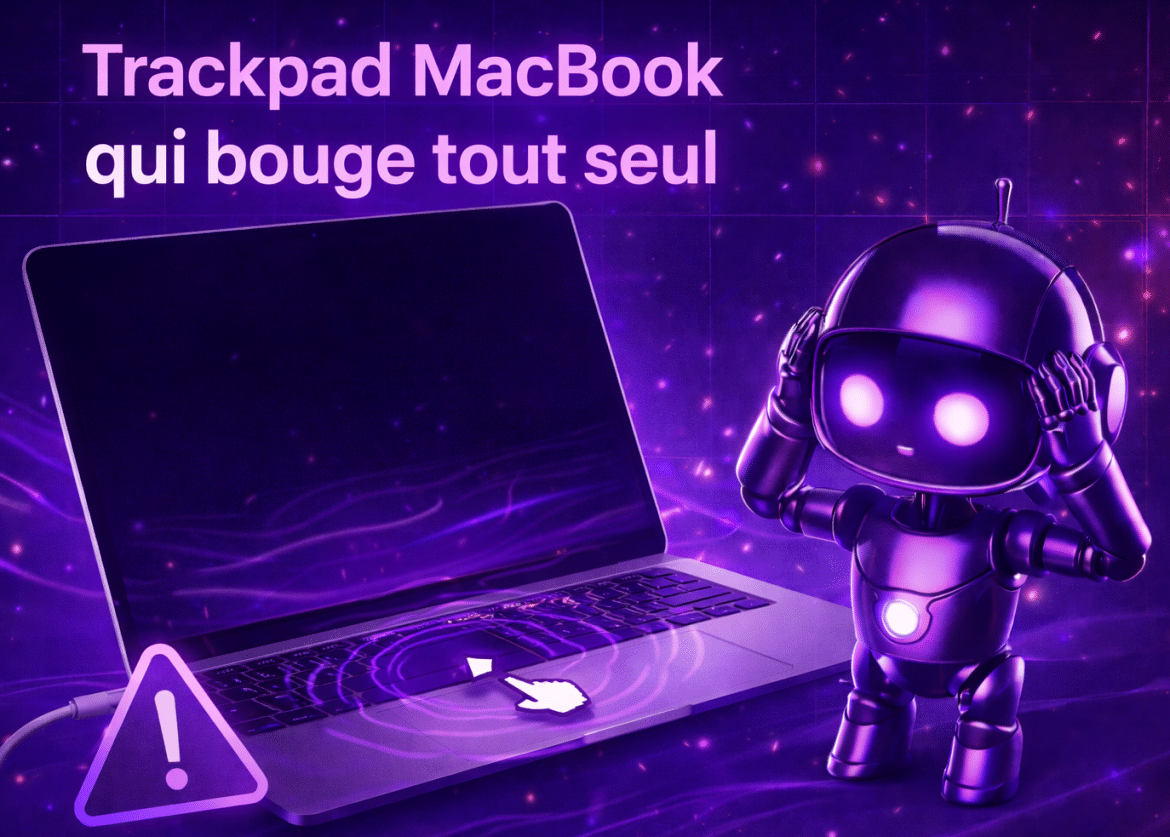 Trackpad qui contrôle le curseur : nappe ou parasite interne ?