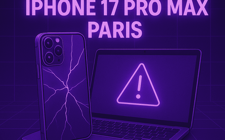 réparation écran iPhone 17 Pro Max Paris