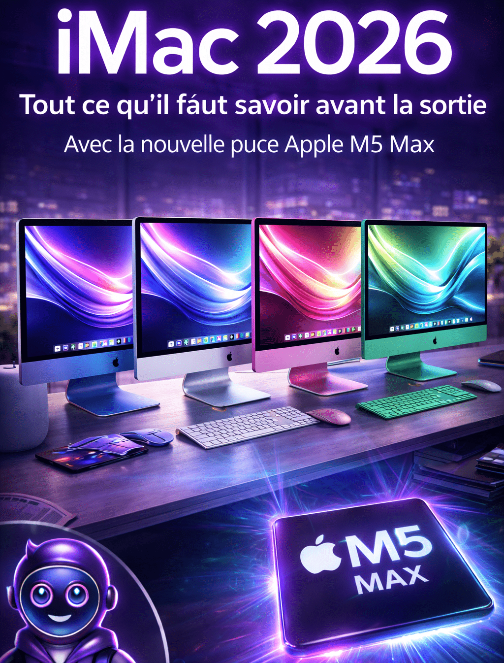 iMac 2026 : tout ce qu’il faut savoir avant la sortie.