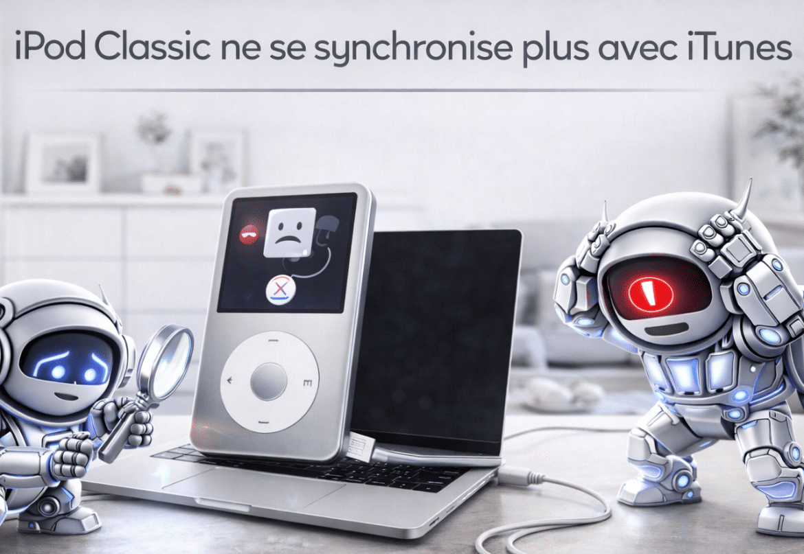 iPod Classic ne se synchronise plus avec iTunes : diagnostic et solutions