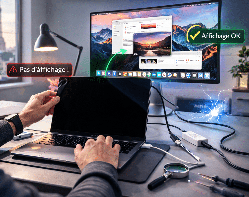 Mac écran noir mais fonctionne sur externe CyberJay — free download