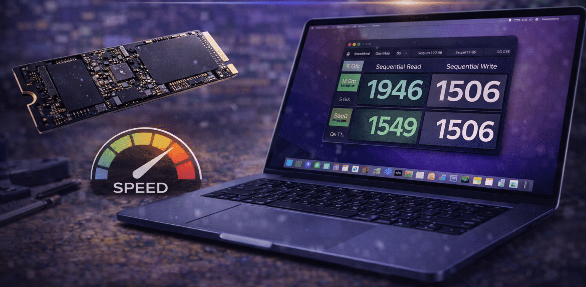 SSD du MacBook Neo : que valent les débits ?