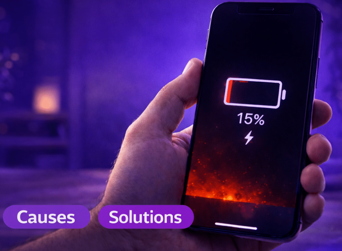 iPhone qui se décharge vite : causes et solutions