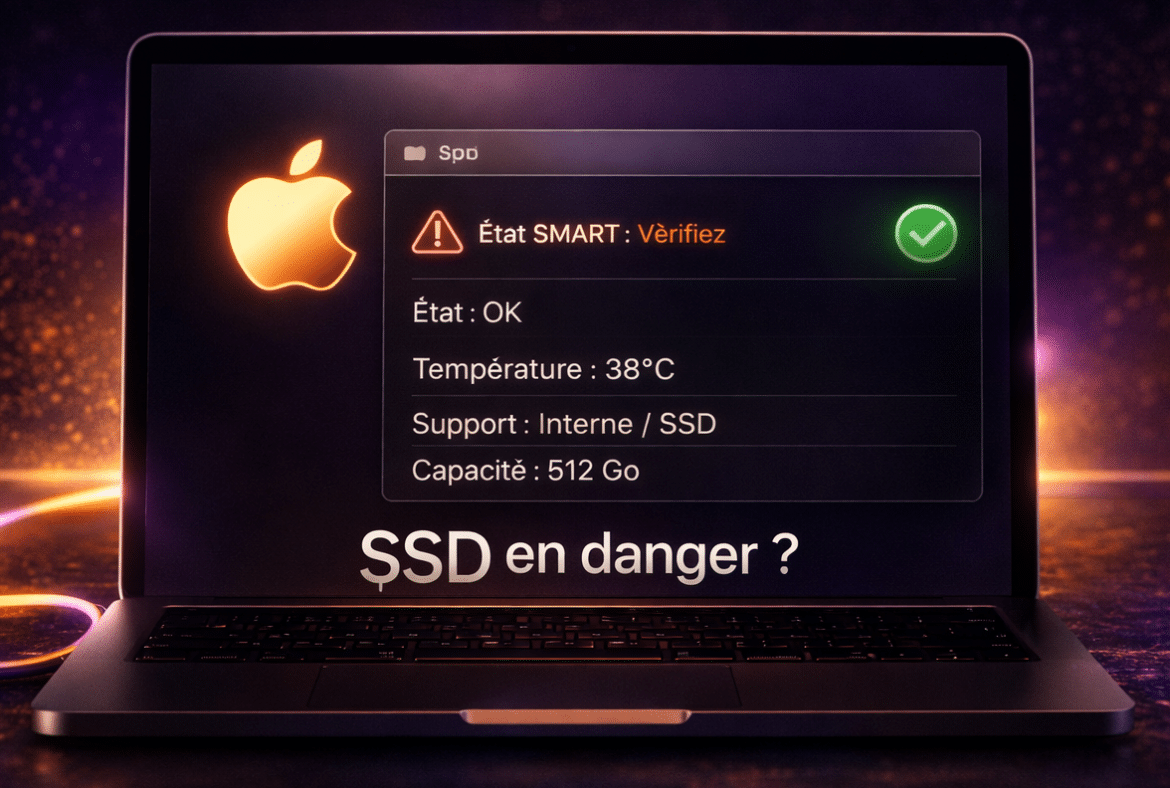 Vérifier la santé du SSD sur Mac