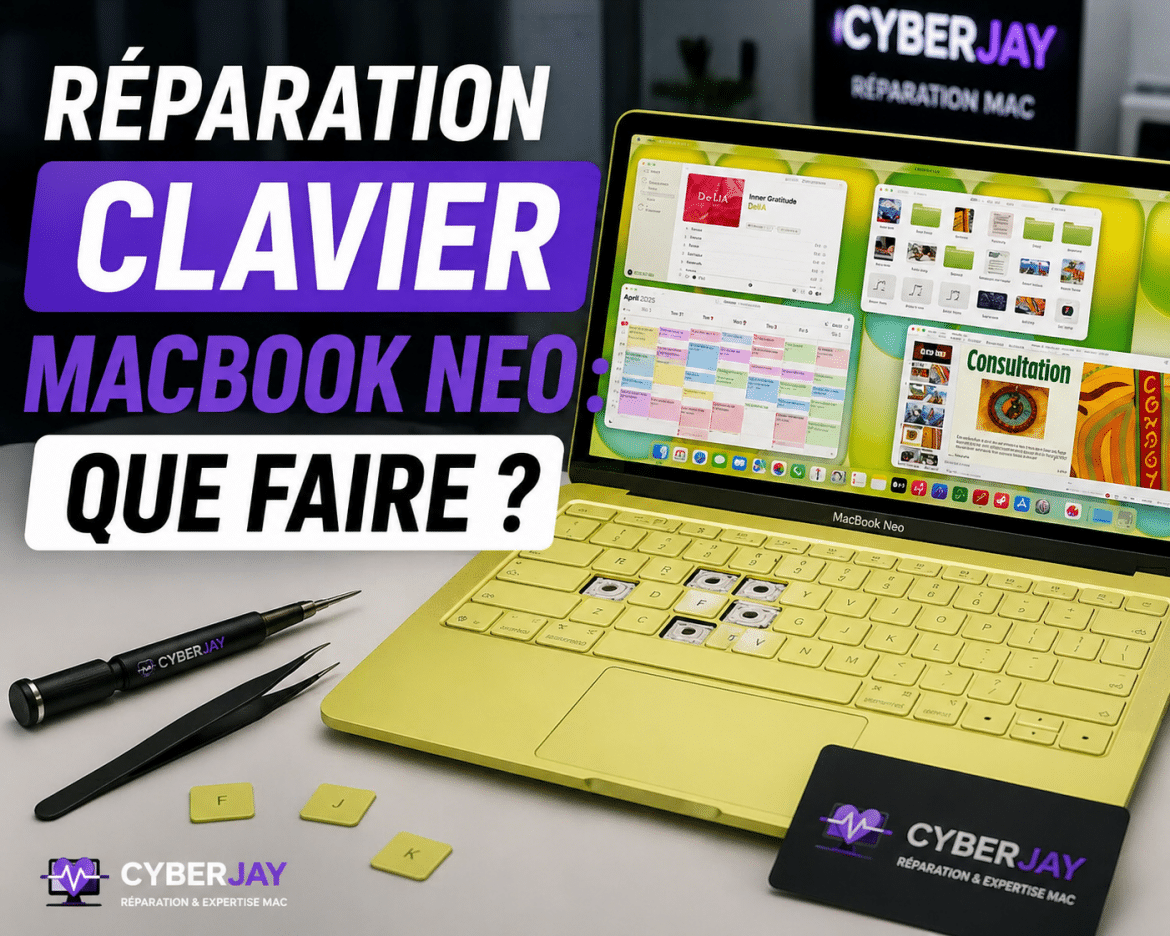Réparation clavier MacBook Neo : que faire ?