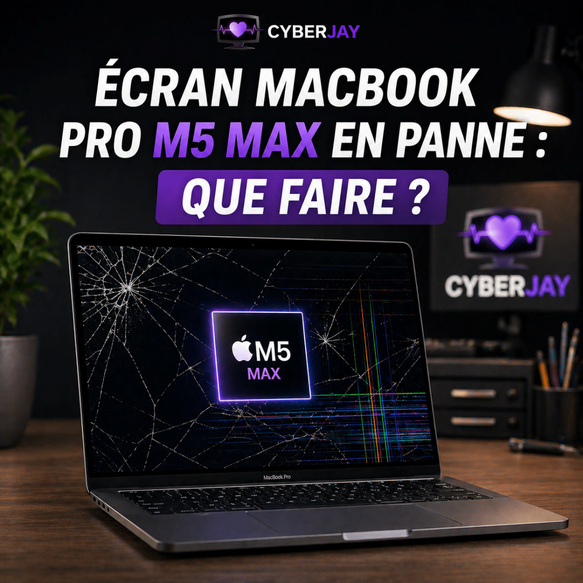 Écran MacBook Pro M5 Max en panne : que faire ?