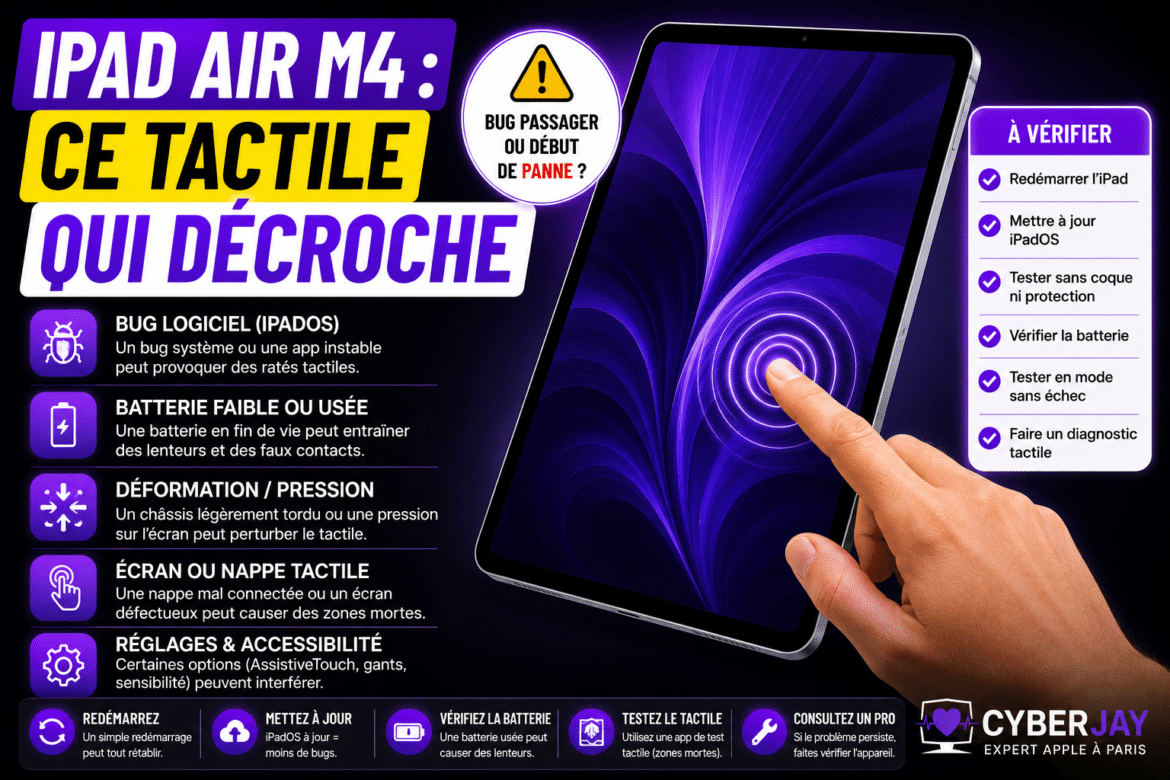 iPad Air M4 : ce tactile qui décroche