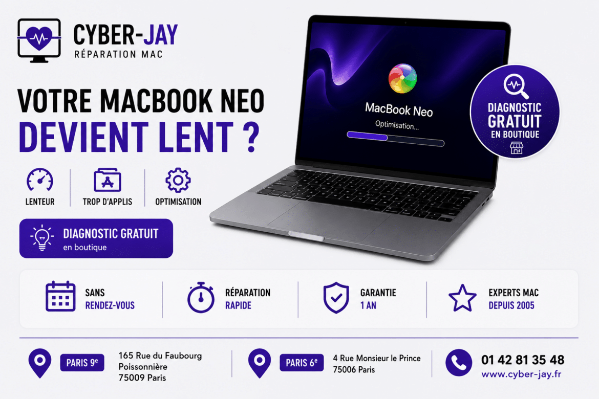 Mon MacBook Neo ralentit : la RAM en cause ?