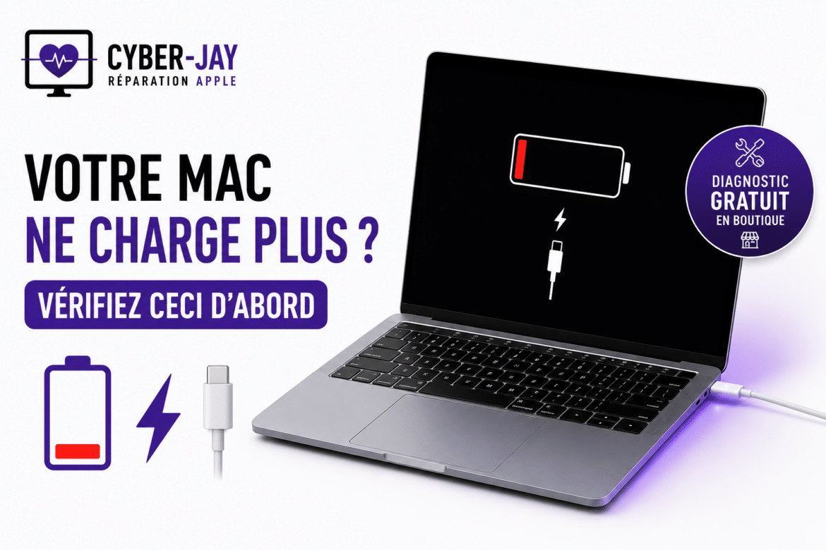 Votre Mac ne charge plus ? Vérifiez ceci d’abord