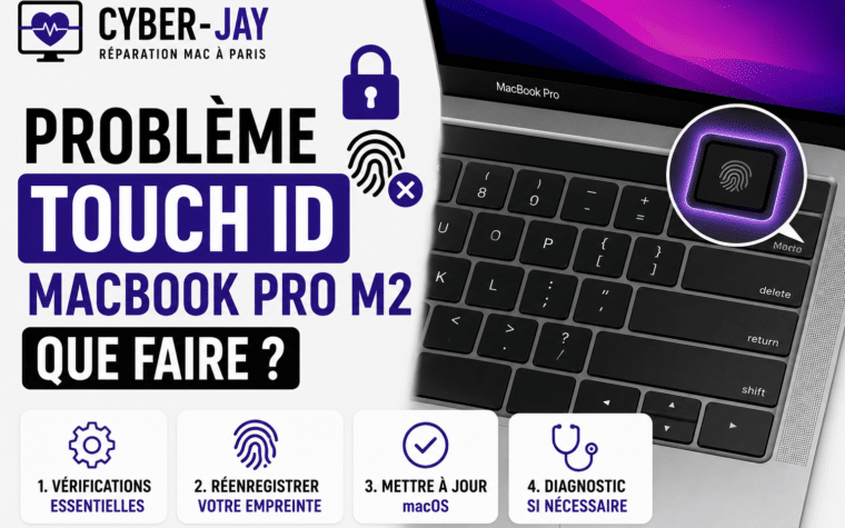 Touch ID MacBook Pro M2 ne fonctionne plus