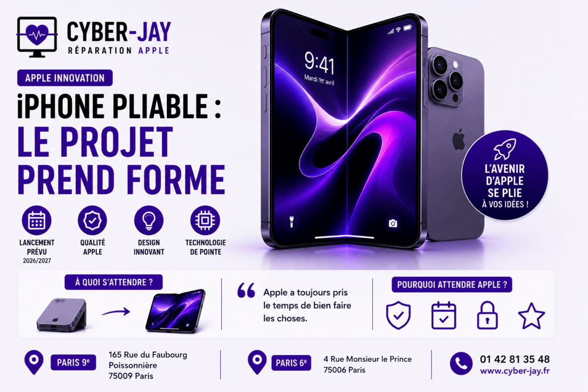iPhone pliable : le projet prend forme