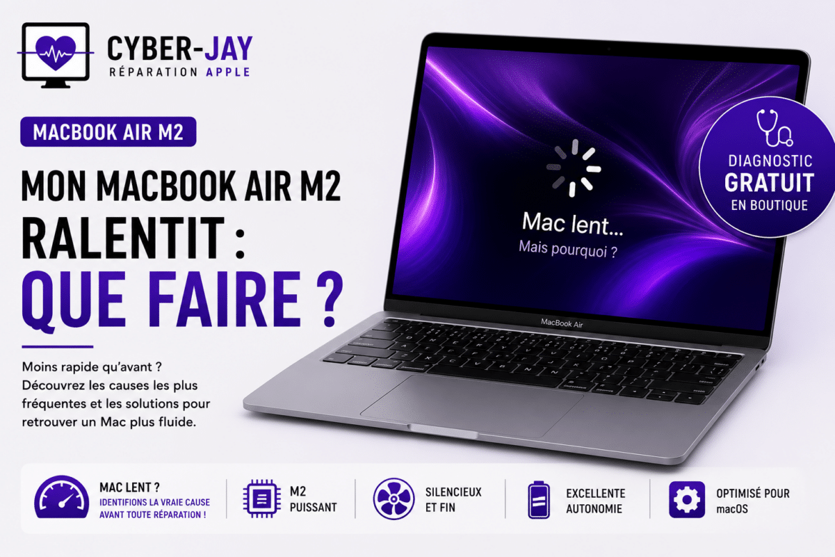 Mon MacBook Air M2 ralentit : que faire ?