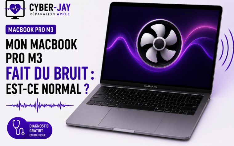 macbook pro m3 bruit ventilateur