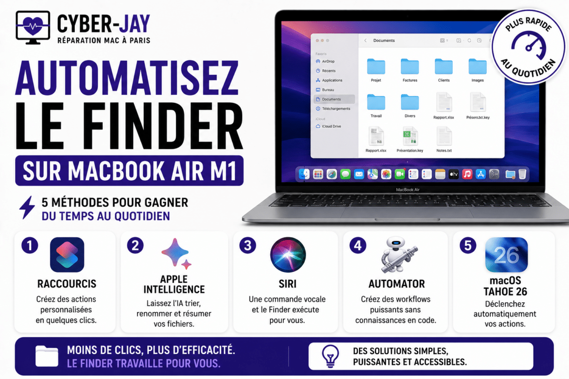 Automatisez le Finder sur MacBook Air M1