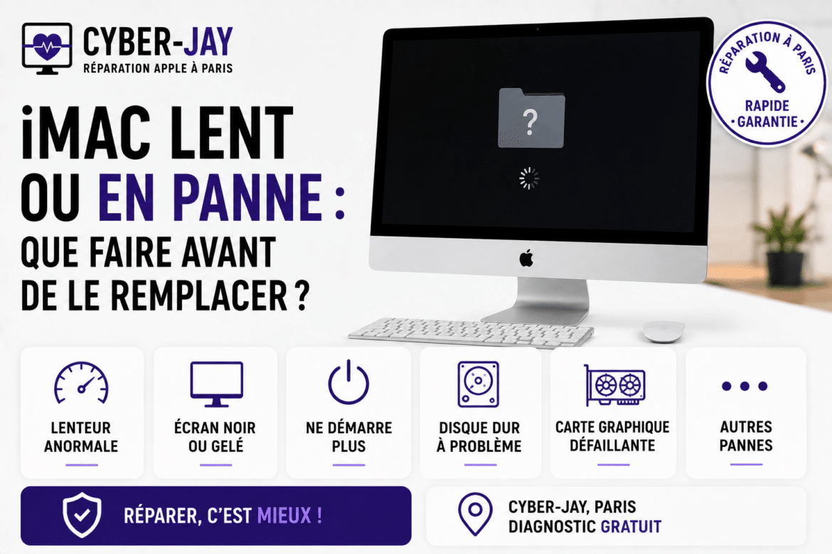 iMac lent ou en panne : que faire avant de le changer ?