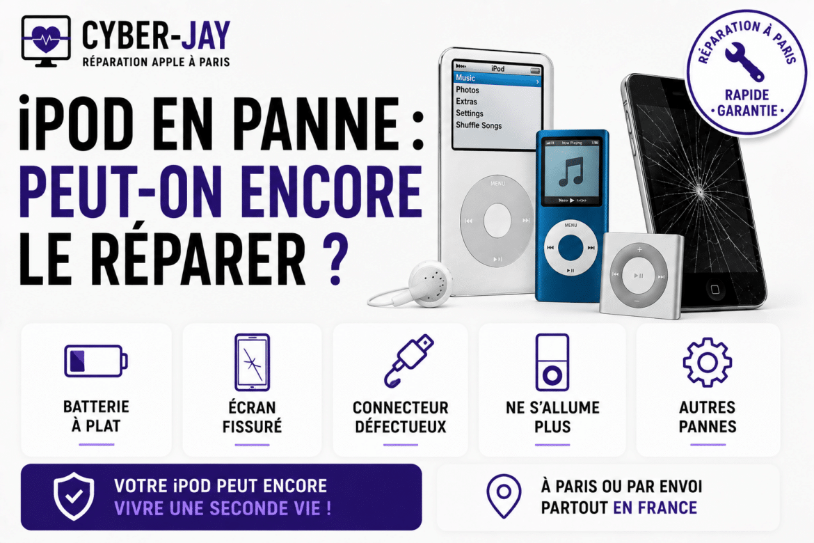 iPod en panne : peut-on encore le réparer aujourd&rsquo;hui ?