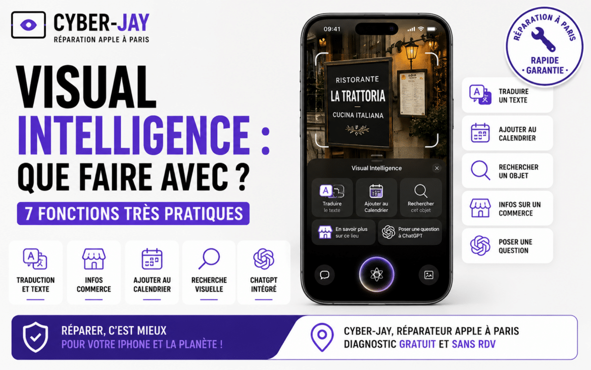 Visual Intelligence : que faire avec ?