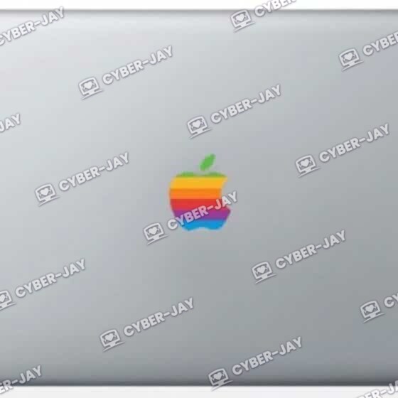 Stickers « Pomme Old School » pour MacBook 13 pouces