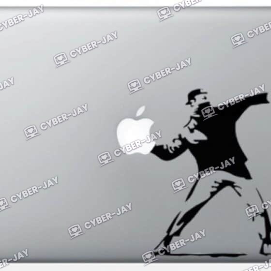 Stickers « Jet de Pomme » pour MacBook 13 pouces