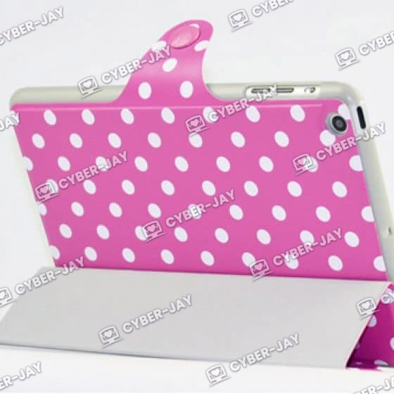 Coque iPad Mini Petit Pois Rose